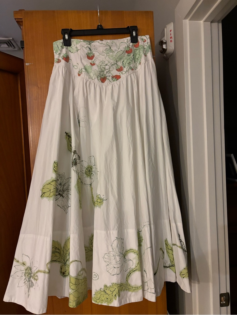 Swan Gossip X for Anthropologie Basque-Waist Maxi Skirt - 14 - Picture 8 of 15